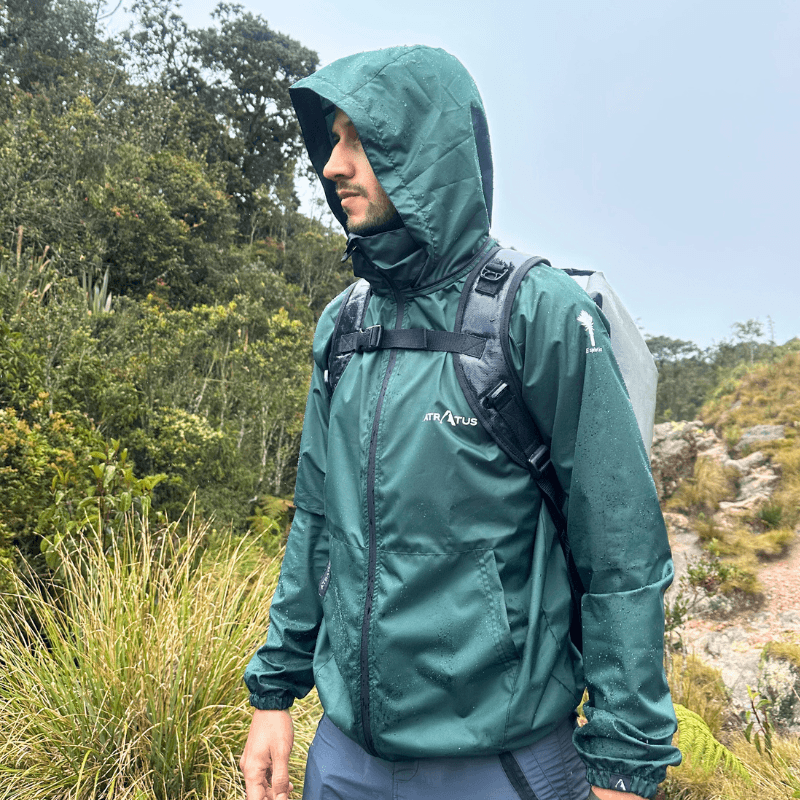 Cuellito técnico Atratus en lana merino verde